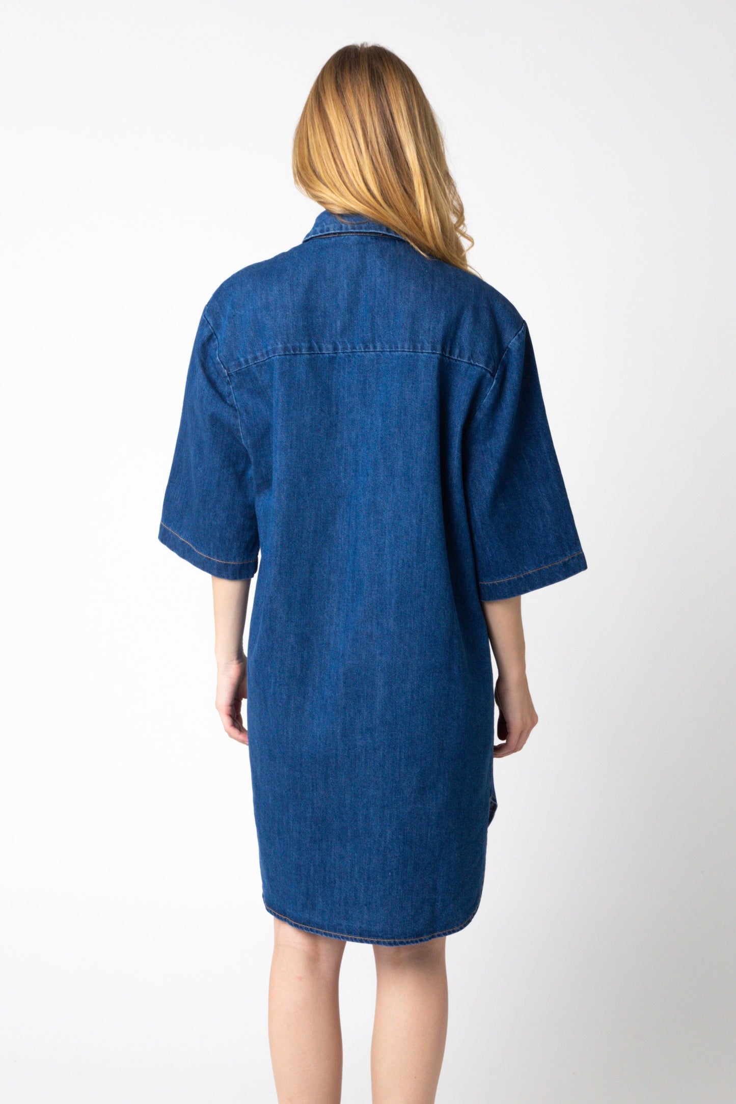 The Sabrina Denim Shirt Dress