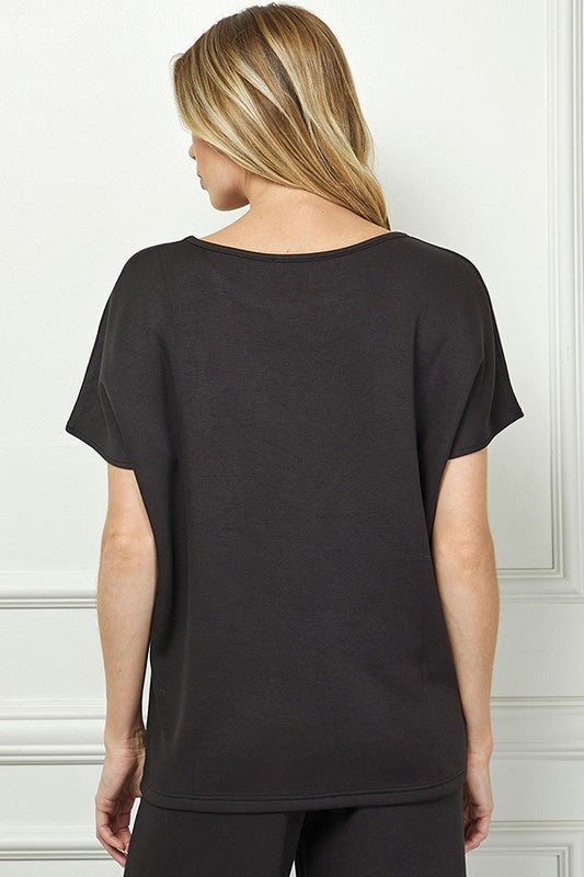 Short Sleeve Soft Lounge Top