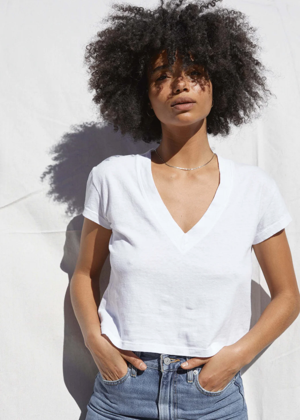 Alanis V Neck Tee