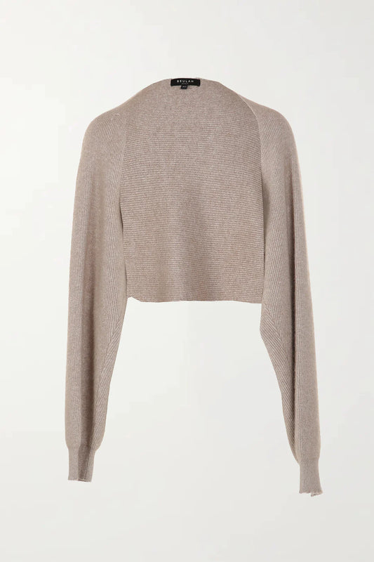 Cropped Mohair Cardigan