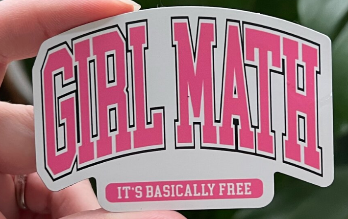 Girl Math Magnet
